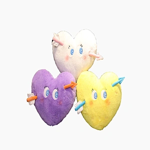 Valentine's day heart shaped plush pillow cushion toys