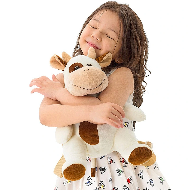 Wholesale OEM Kids Backpack Cow Plush Toddler Backpack For Kids