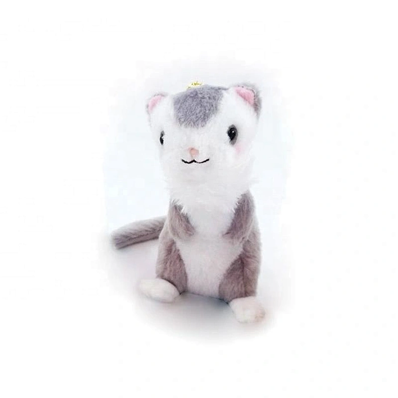 Custom Made Stuffed Mini Toys Butterfly/Squirrel/Mouse with Key ring on Top