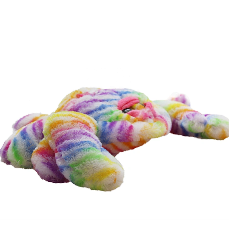 Rainbow plush soft stuffed crab toy plush crab toy for kids