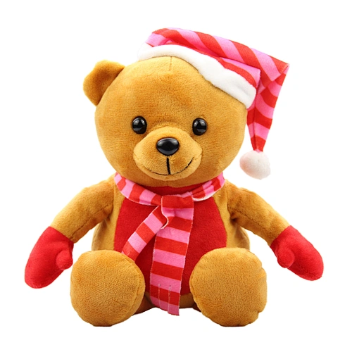 Loving Soft Stuffed Animal Cuddly Christmas Plush Bear Toys