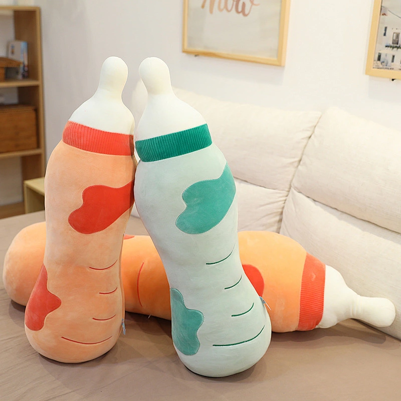 Milk bottle wholesale sales baby toy cushion