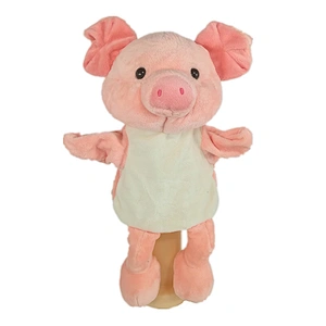 Baby cow stuffed hand puppet plush toys