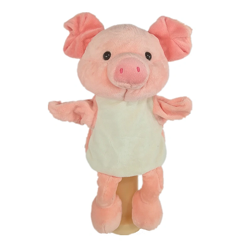 Baby cow stuffed hand puppet plush toys
