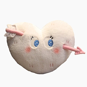 Valentine's day heart shaped plush pillow cushion toys