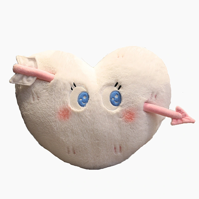 Valentine's day heart shaped plush pillow cushion toys