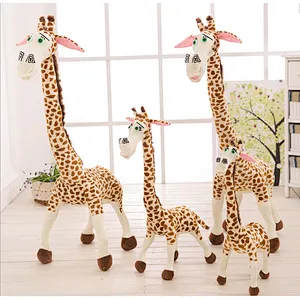 hot sale cute Creative giraffe plush toy dollwild animal doll toy