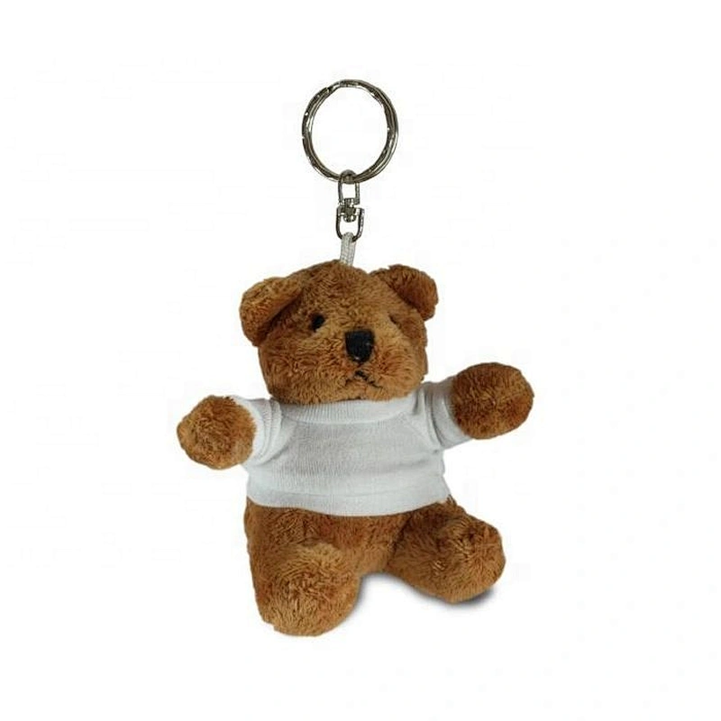 Mini Brown Teddy Bear Key chain Plush for Bag Charm