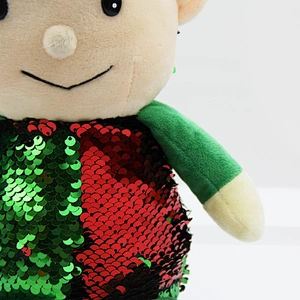 Plush elf Christmas toy