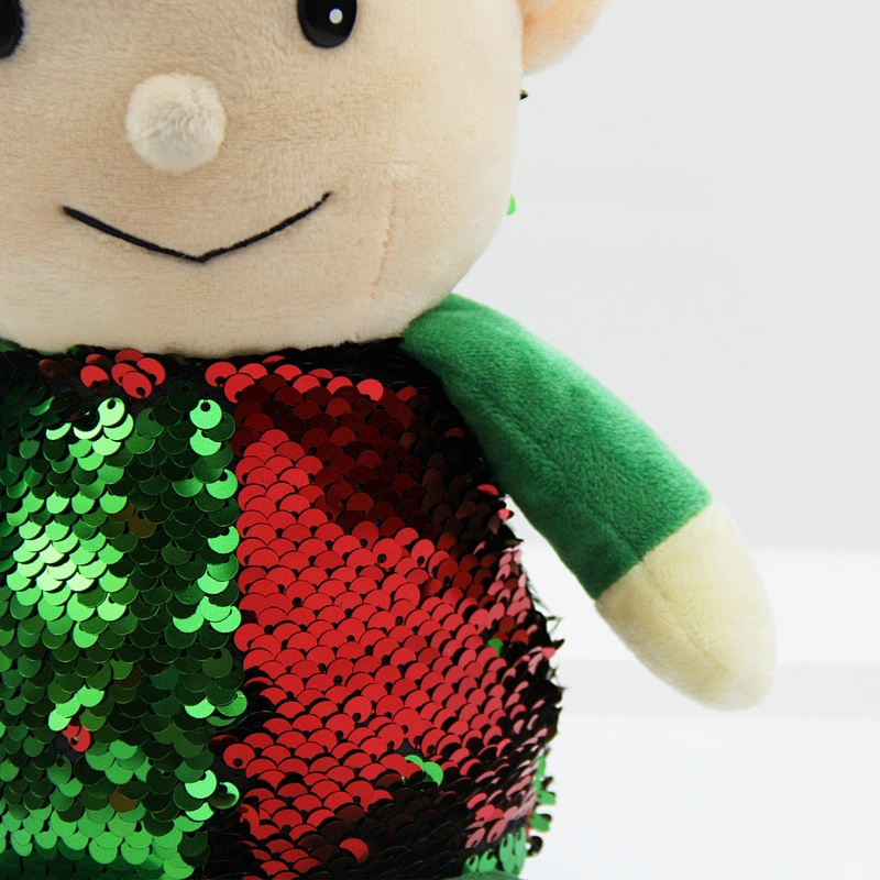 Plush elf Christmas toy