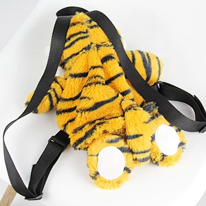 2021 Hot selling Promotional OEM cute custom stuffed tiger plush backpack
