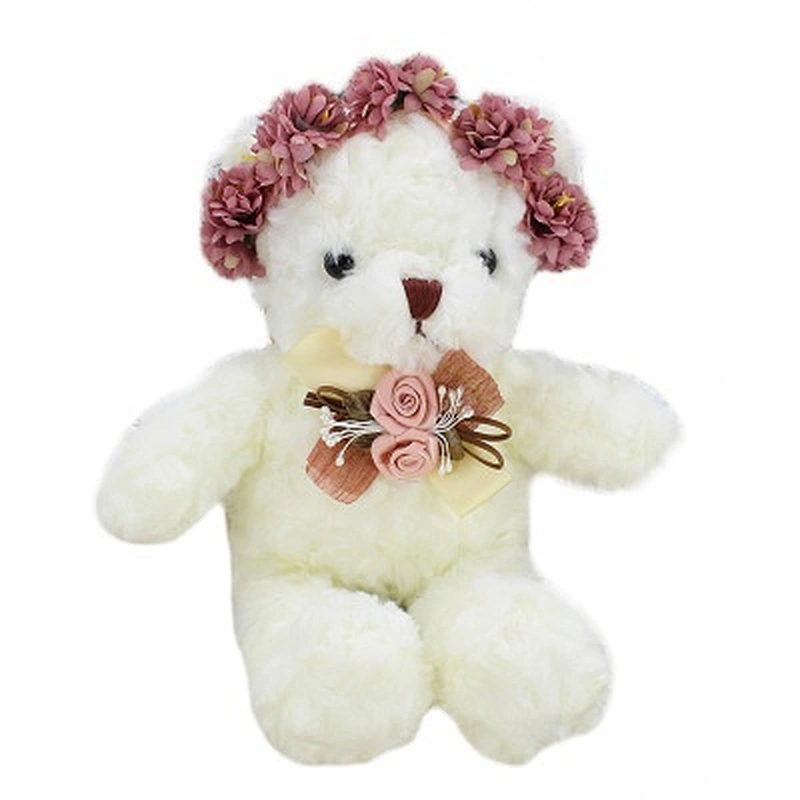 30-38cm soft stuffed plush baby toy lovely teddy bear with back bag