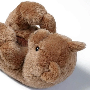 2020 cheap teddy bear slippers brown Custom house slippers shoes