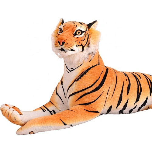 natural tiger toys plush toy large stuffed tiger