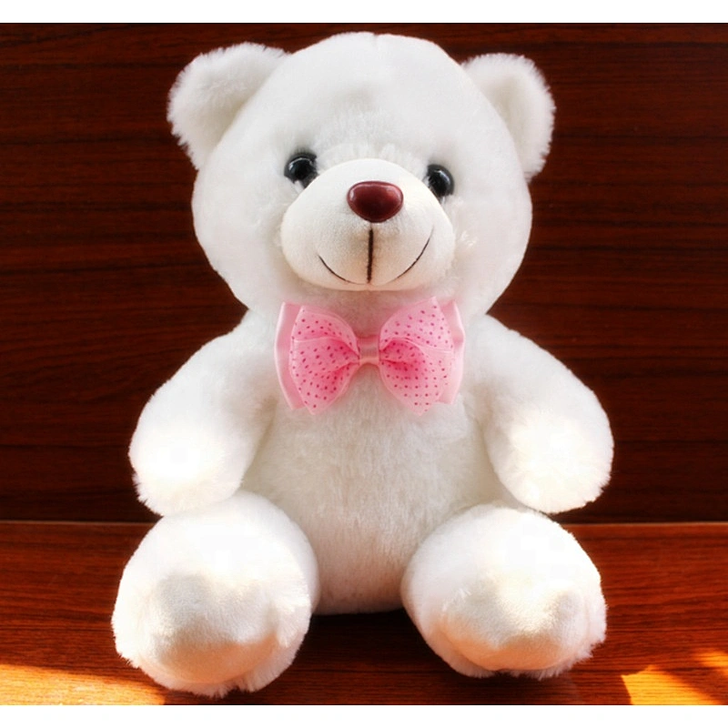 Colorful glow led light teddy bear doll plush stuffed toy