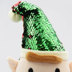 Plush elf Christmas toy