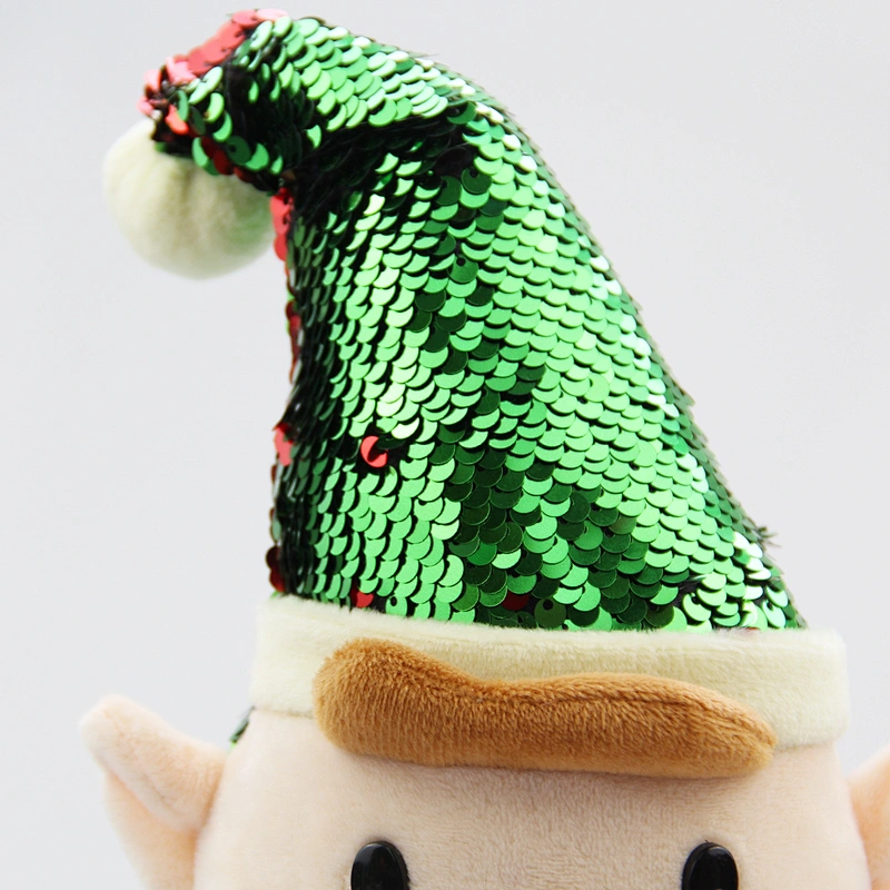 Plush elf Christmas toy