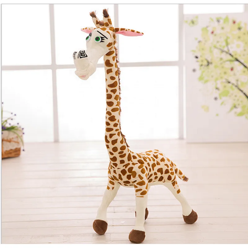 hot sale cute Creative giraffe plush toy dollwild animal doll toy