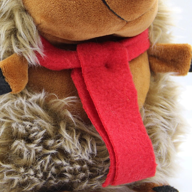 Wholesale Stuffed animal cute lovely Christmas hedgehog plush toys