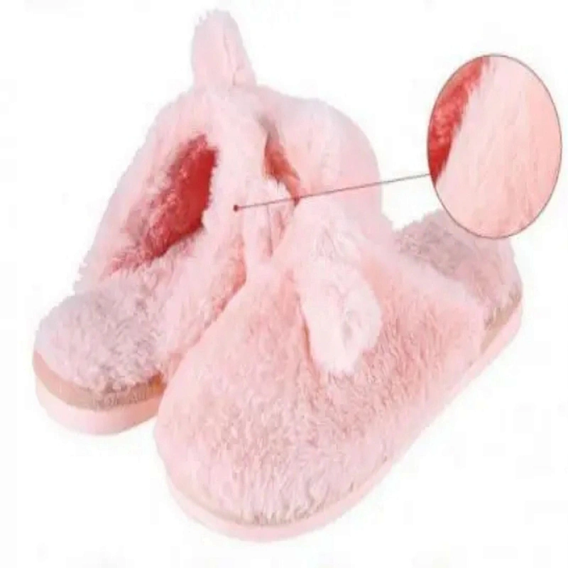 Winter custom cute blue&pink warm slipper