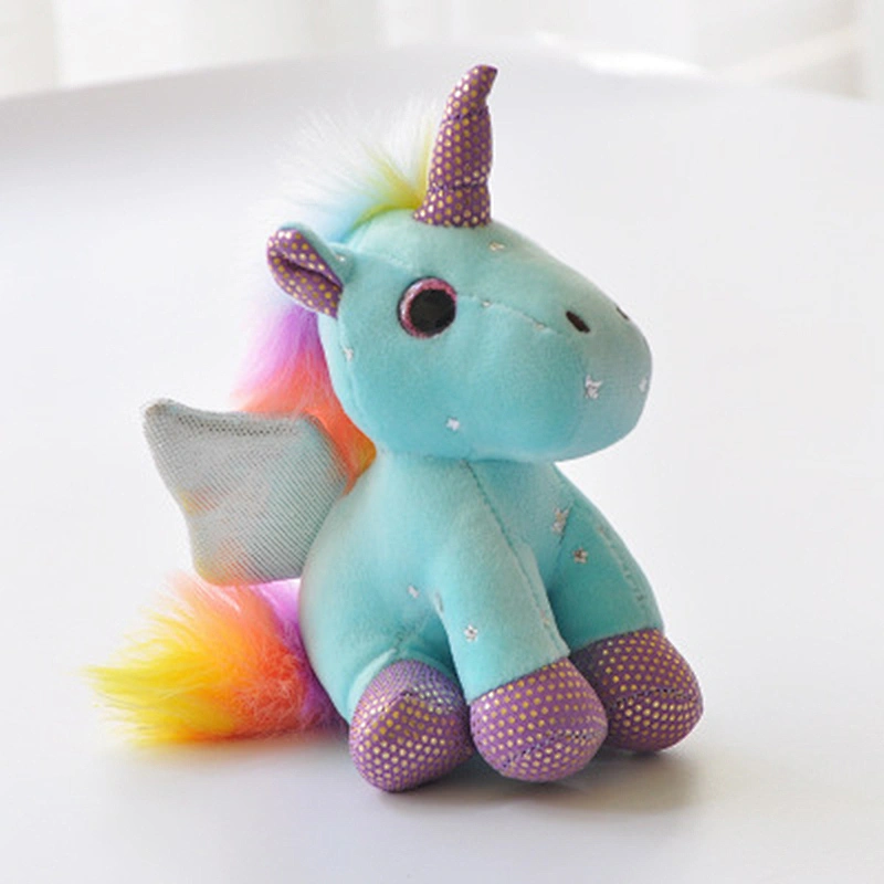 New design unicorn stuffed plush keychain toys