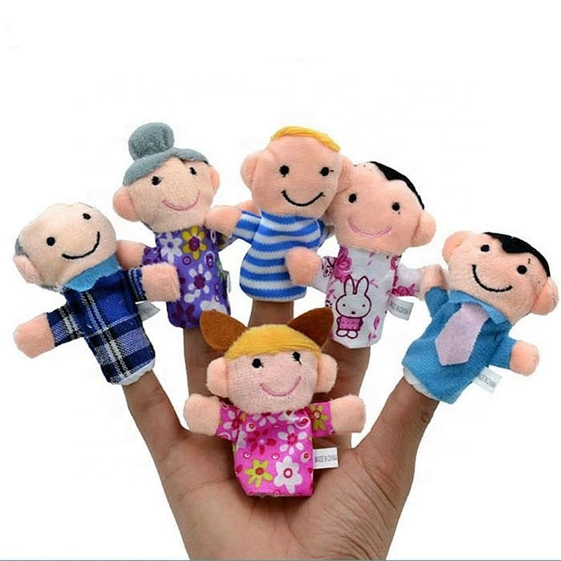 Wholesale Custom Made Family Finger Puppets Toys for Kids