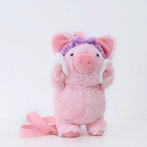 Creative animal designed soft plush backpack