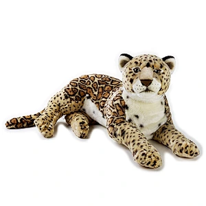 New Design Plush Material Simulation leopard toy Cheetah big plush toys