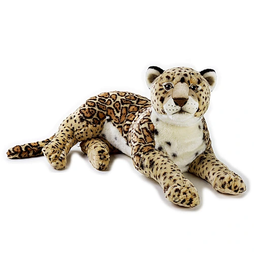 New Design Plush Material Simulation leopard toy Cheetah big plush toys