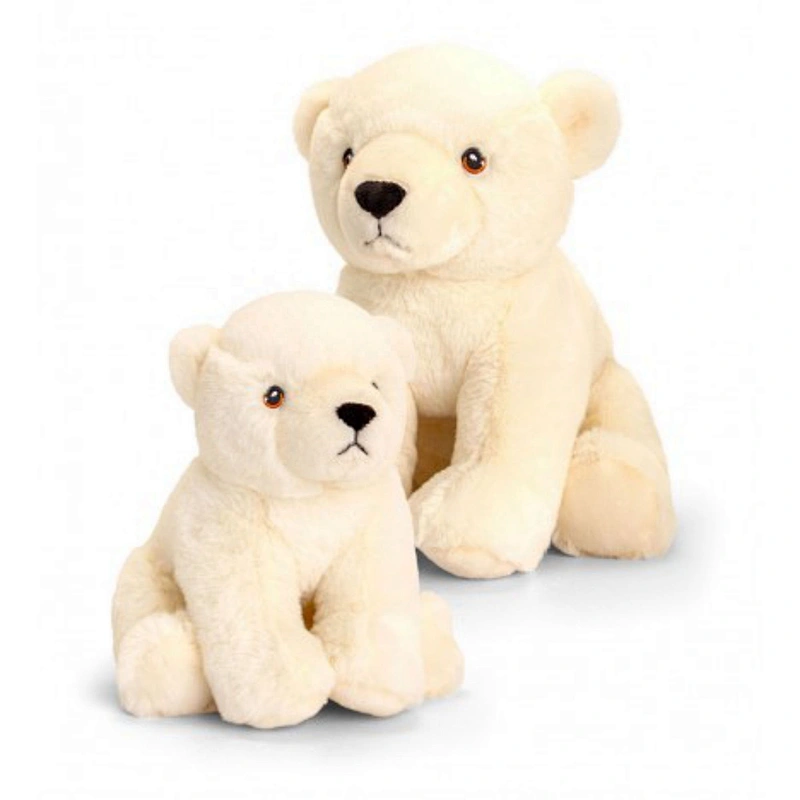 Decorative gift white sitting simulation stuffed plush toys teddy bear