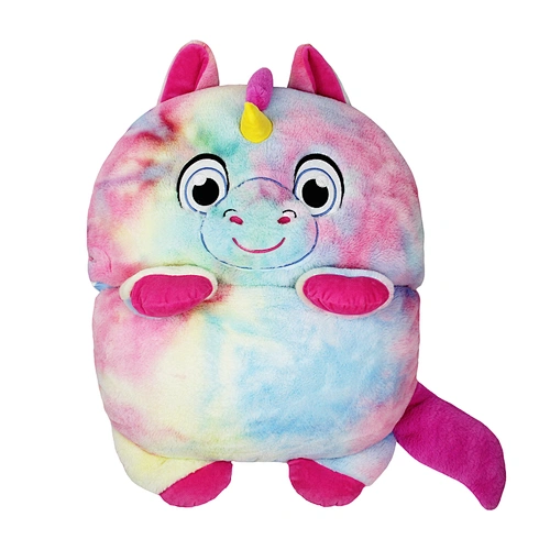 140*45cm soft stuffed customized design plush happy nappers Unicorn sleeping bag for 5-6 years old baby