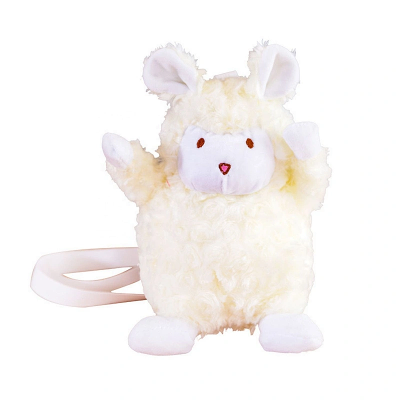 Popular Promotional sheep llama shaped plush bag