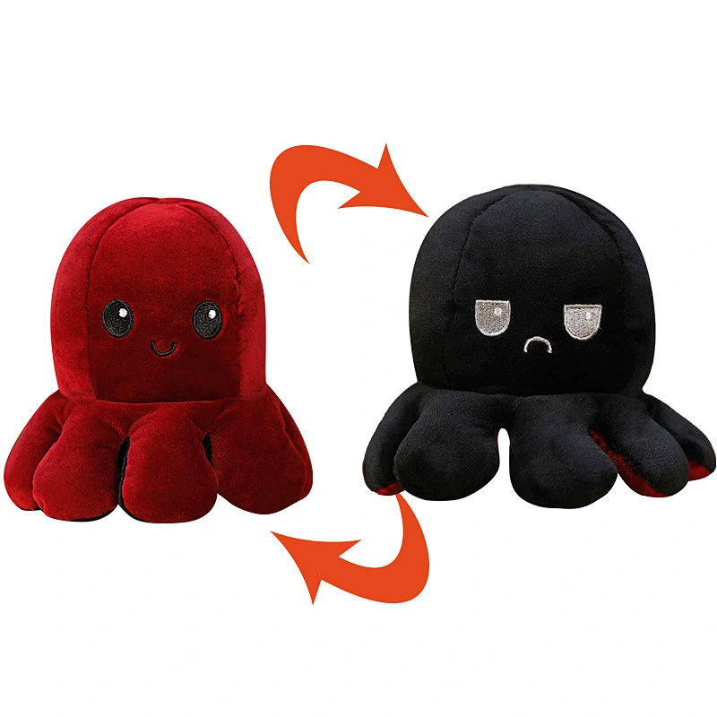 plush stuffed toy  Reversibles octopus Toy