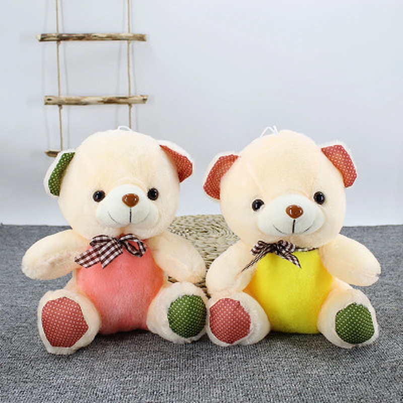 20-27cm soft stuffed plush baby toy lovely sitting bear for birthday gift