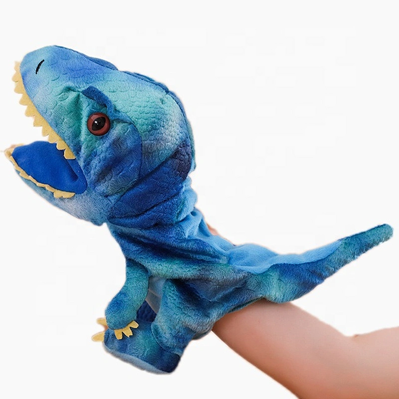 baby dinosaur animal hand puppet professional plush for kids