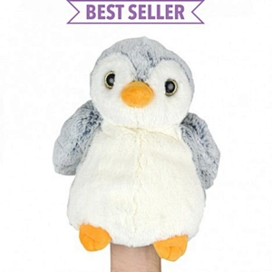 Plush dog boy hand finger puppet toys