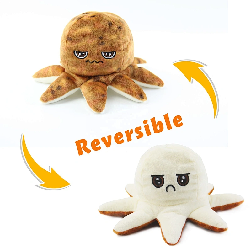 2020 Hot Sale Plush Stuffed Toy Reversible Octopus Pulpo Reversible