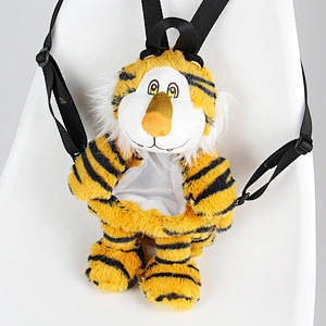 2021 Hot selling Promotional OEM cute custom stuffed tiger plush backpack