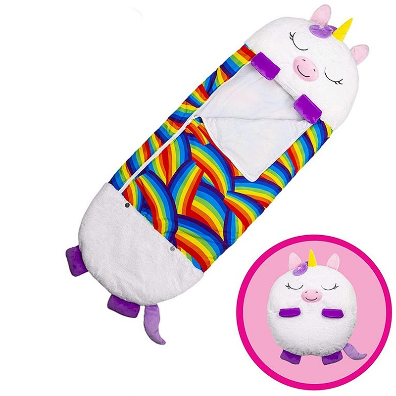 Hot-selling custom unicorn happy nappers sleeping bag