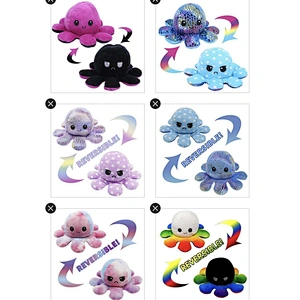 2020 Hot Sale Plush Stuffed Toy Reversible Octopus Pulpo Reversible