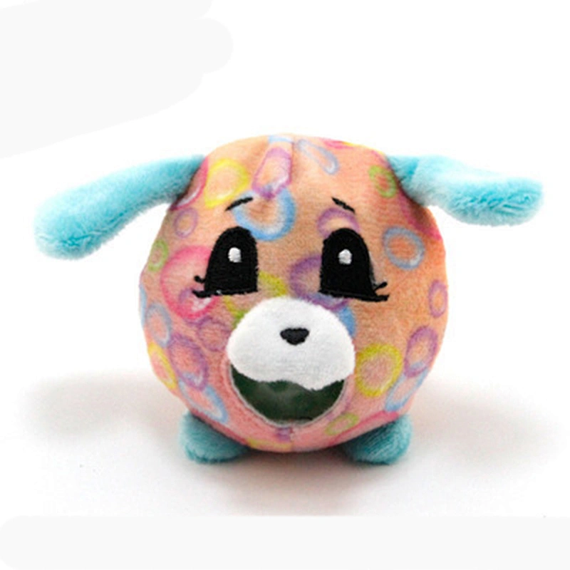 New design mini Squishy ball plush stuffed toys keychain