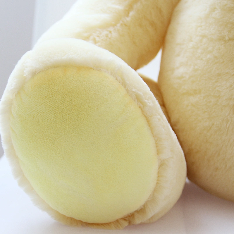 yellow big  kawaii fabric plush peluches gigantes teddy bear