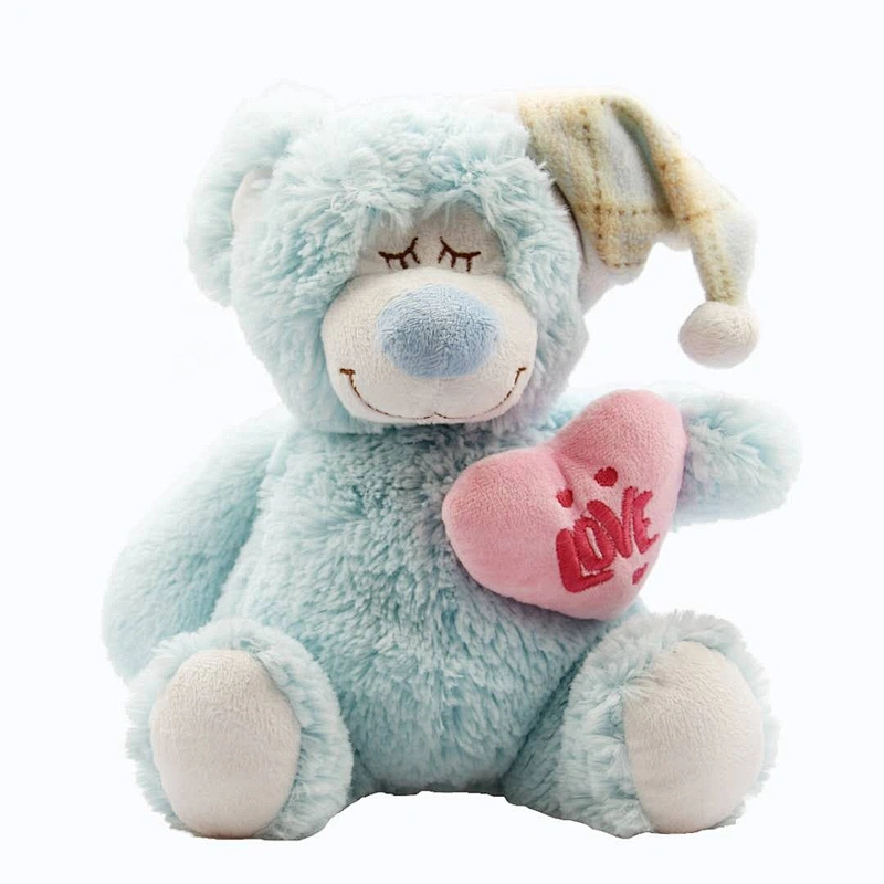 Kids customized luminous stuffed bear plush toys for kids