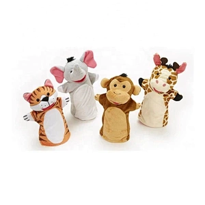 Stuffed Toy Cute plush Animal Hand Puppets for Kids