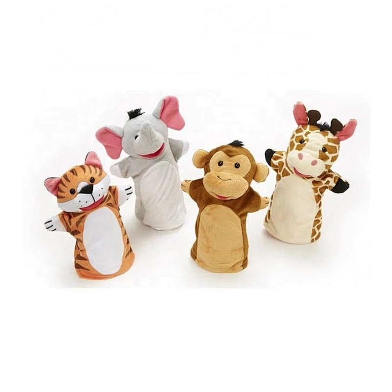 Stuffed Toy Cute plush Animal Hand Puppets for Kids