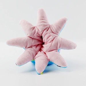Soft And Reversible Plush Toy Colorful Octopus Doll Stuffed Octopus Doll Flip Toy Blue+Pink Baby Toy