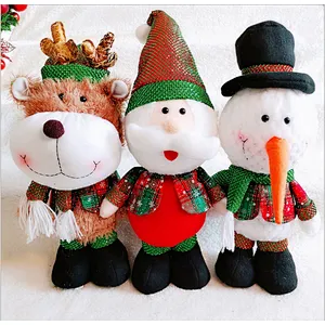 New Christmas doll pl Santa Claus home decoration gift creative Christmas doll