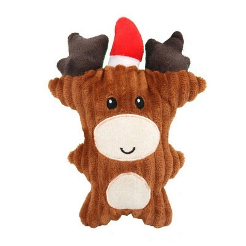 Cute soft stuffed Santa Claus shaped Christmas decorative gift for kids