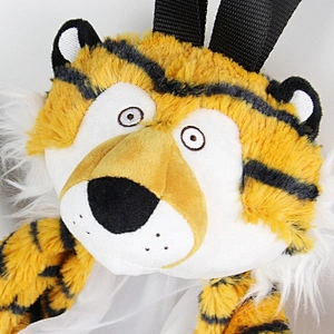 2021 Hot selling Promotional OEM cute custom stuffed tiger plush backpack