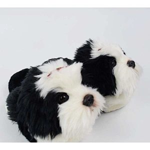 Lovely Plush Slippers for Kids Plush Dogs Cheap Custom Plush Slippers